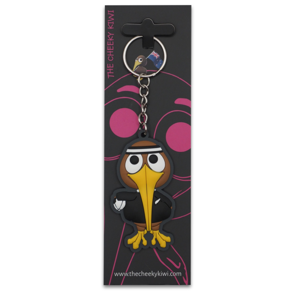 Rugby Kiwi Key Chain